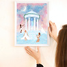 Godinnen tempel art print Godinnen tempel art print