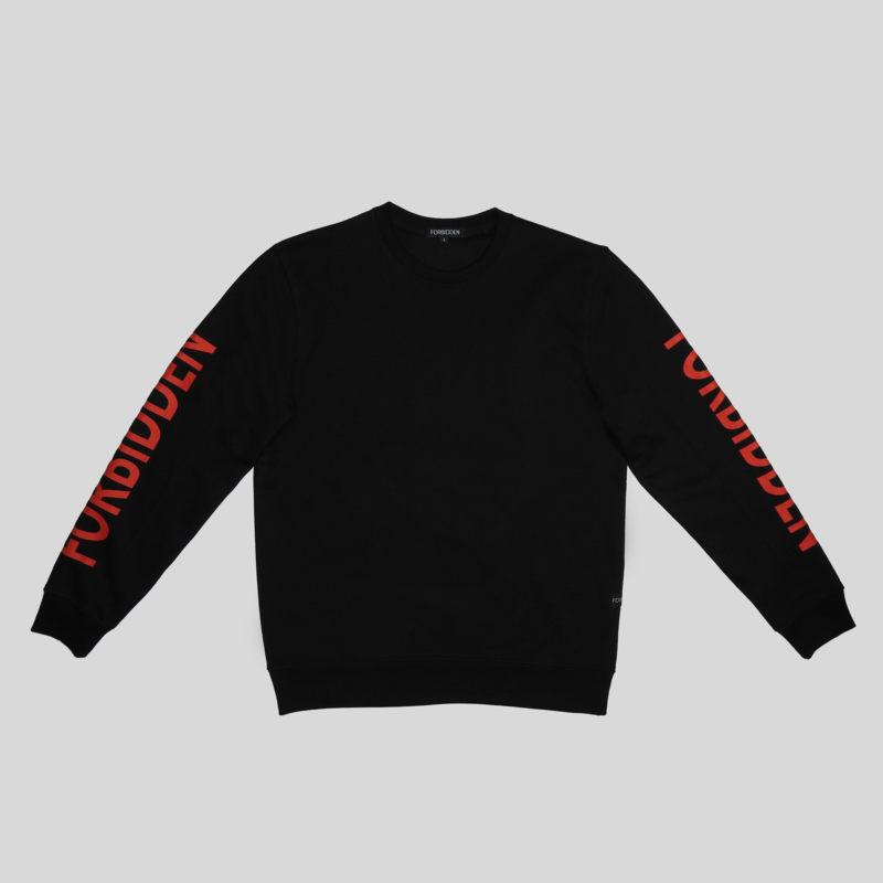 Forbidden sweater - Black/Red color