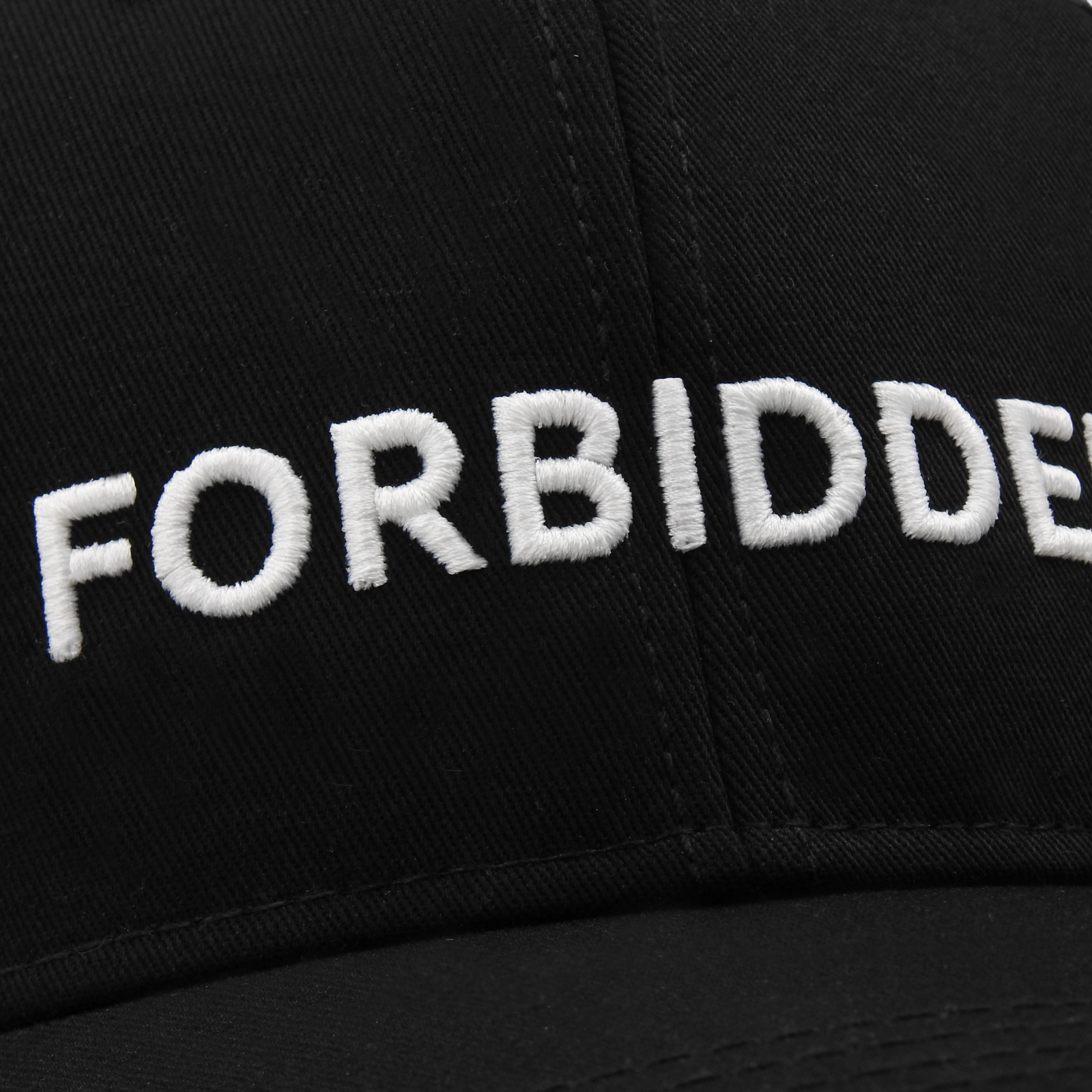 Cap Forbidden - black color