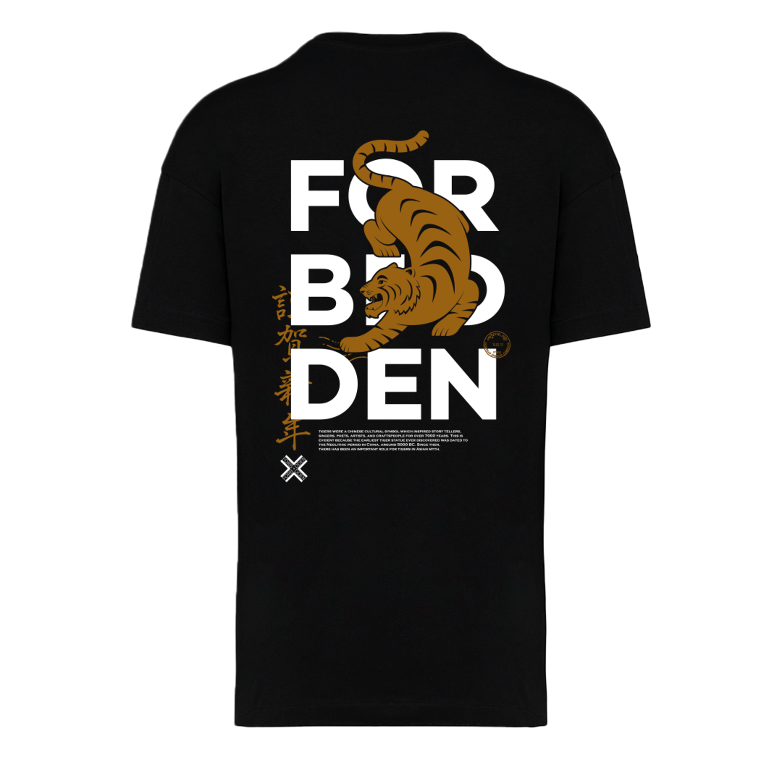 T-shirt tiger collection - Black