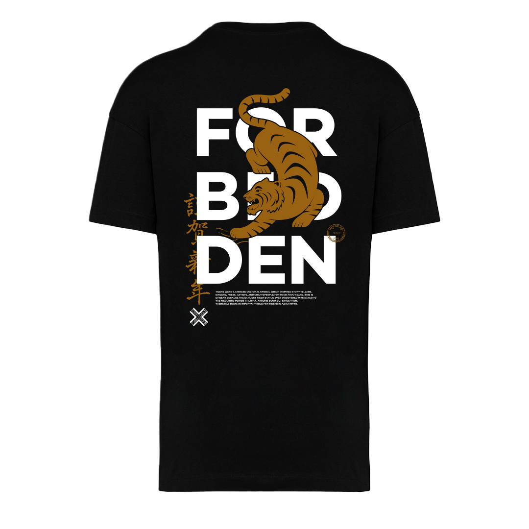 T-shirt tiger collection - black - Forbidden