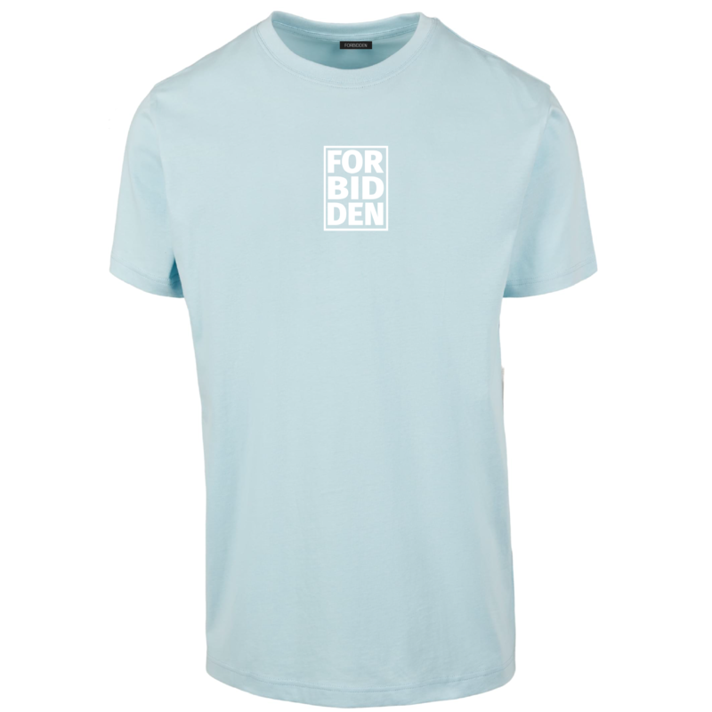 T-shirt elongated logo - Light blue