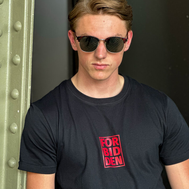 T-shirt elongated logo - Black