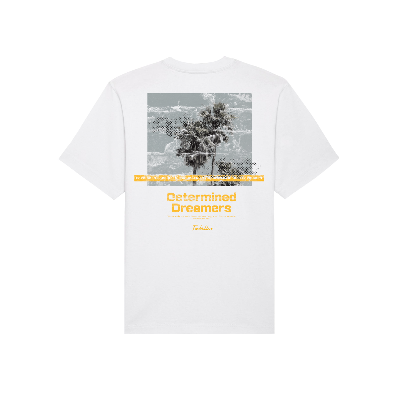 T-shirt palm - White