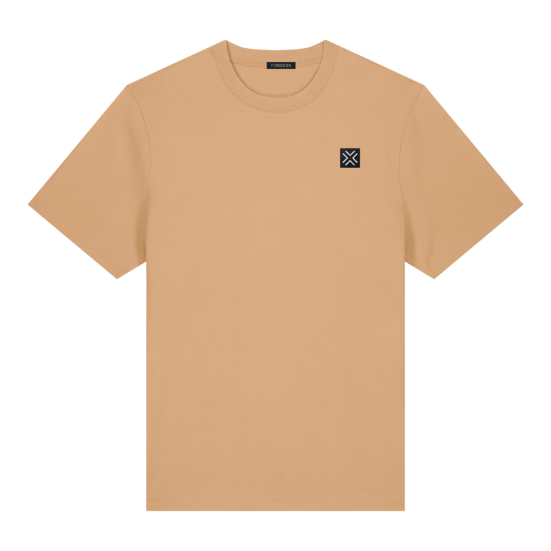 T-shirt patch logo - Cream