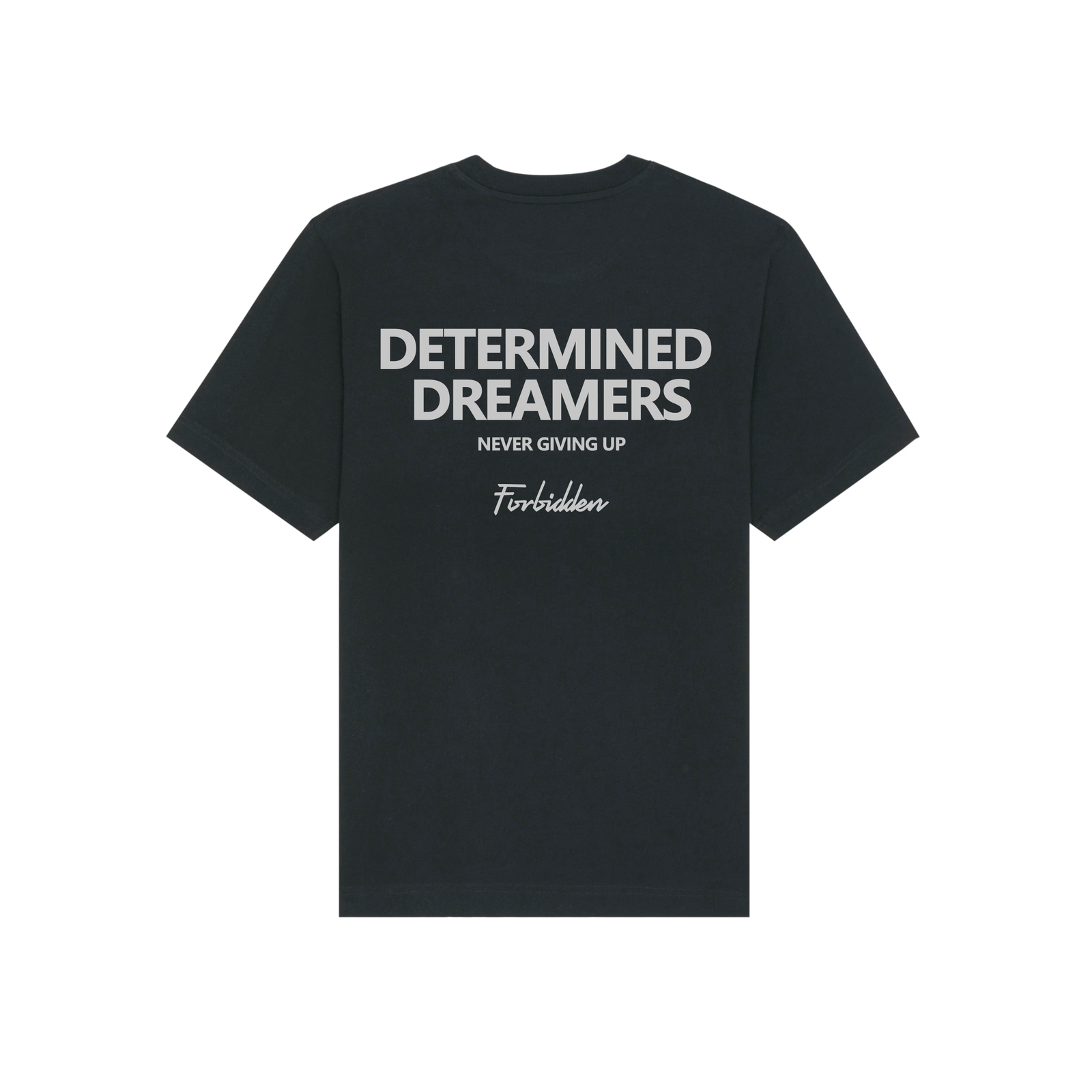 T-shirt determined dreamers - Black