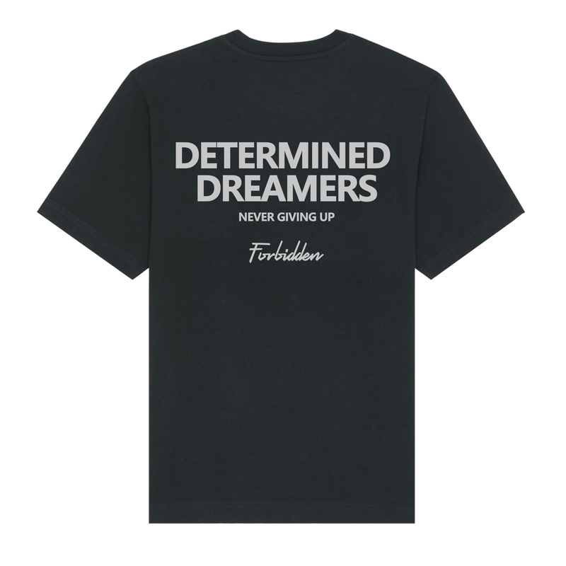 T-shirt determined dreamers - Black
