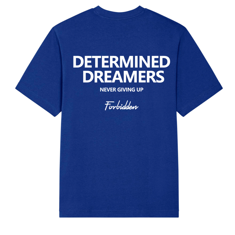 T-shirt determined dreamers - Blue