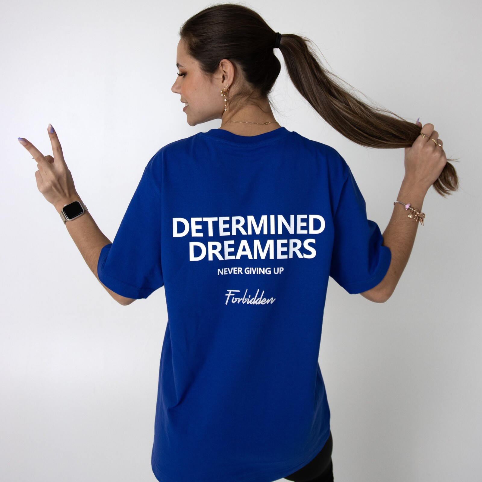 T-shirt determined dreamers - Blue