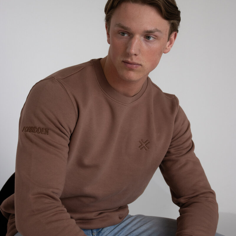 Sweater embroidered logo - Sienna