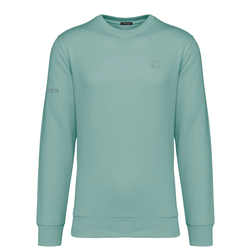 Sweater  embroidered logo - Light green