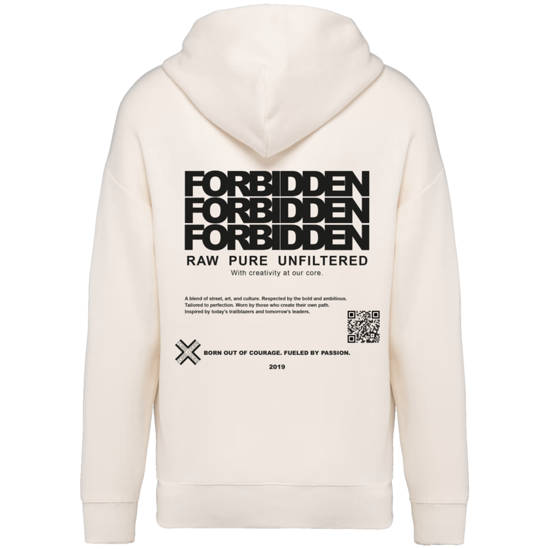 Hoodie Raw - Ivory