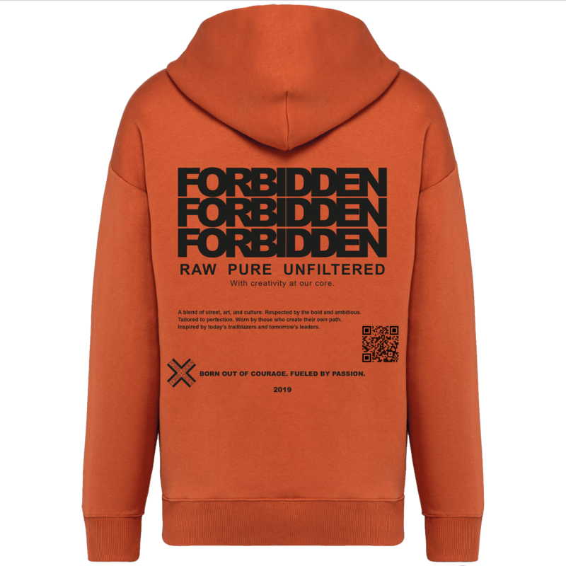Hoodie Raw - Orange