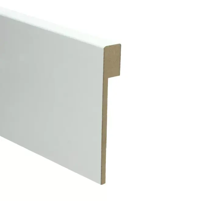 MDF Renovation skirting board modern pregel. RAL 9010