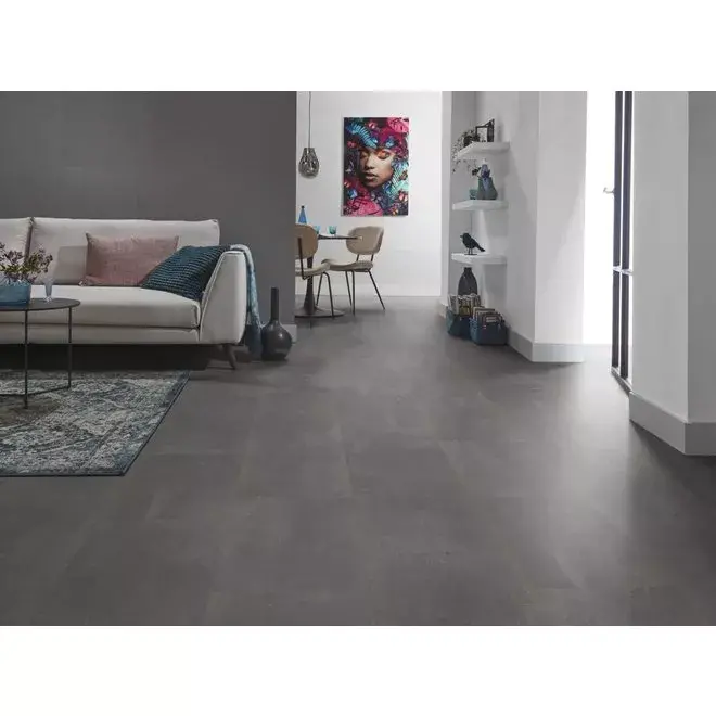 Floorlife Westminster Dark Grey Dryback PVC