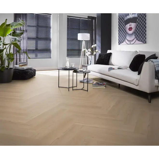 Floorlife Leyton Herringbone SRC Click Beige