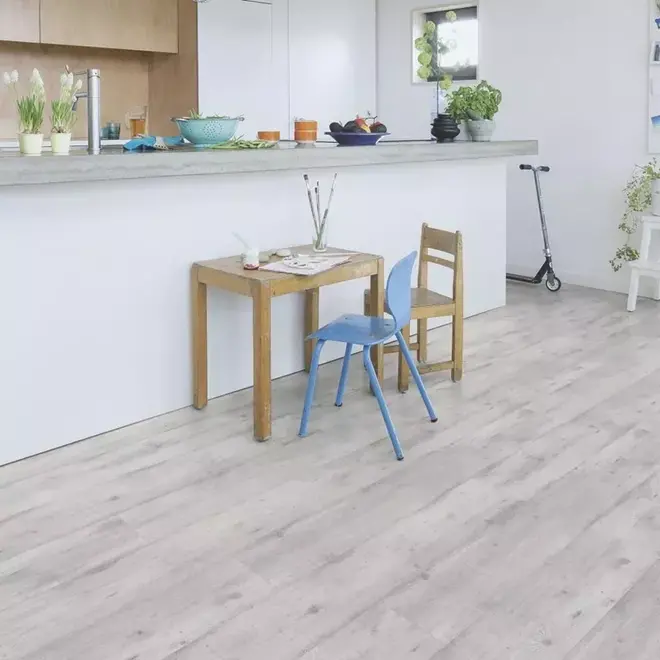 Quickstep Impressive Beton Lichtgrijs Hout