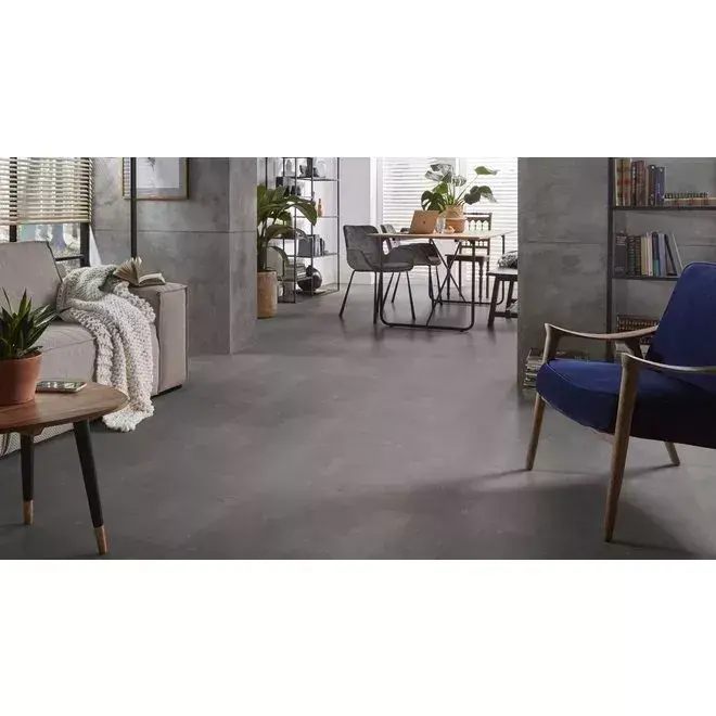 Piero Dark Grey Dryback PVC