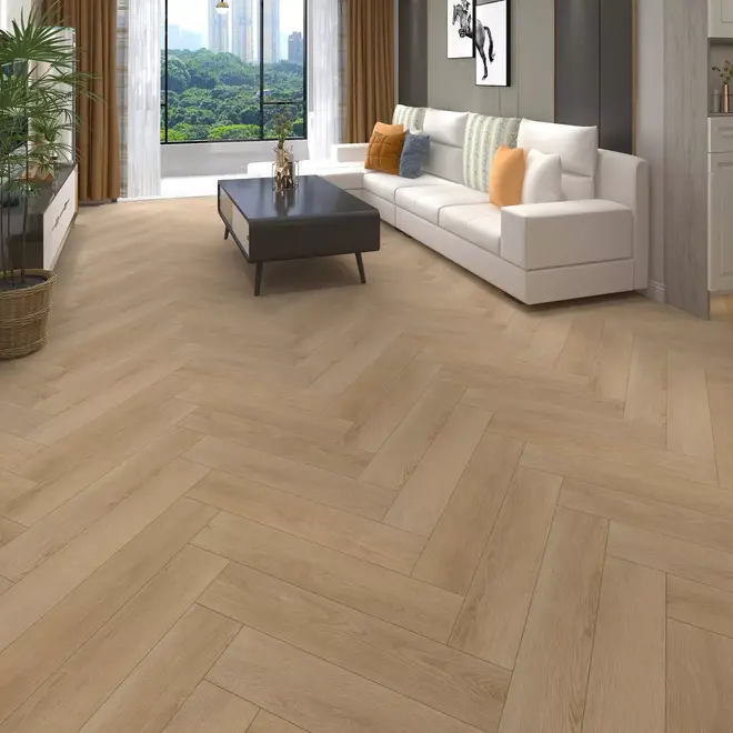 Happyfloors Huiscollectie Lychee Visgraat Rigid Click