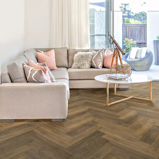 Gelasta City Herringbone Pluto Natural Rigid Click 5702