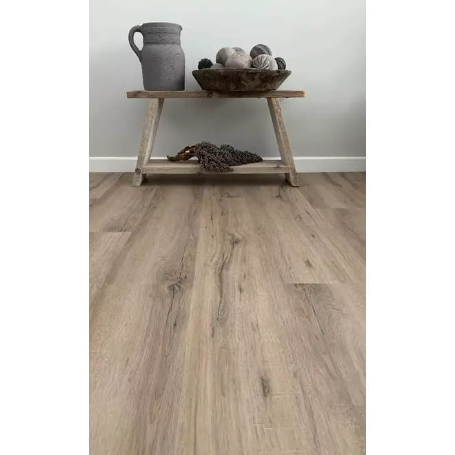 City  Smoked Oak Light Rigid Klik 5600