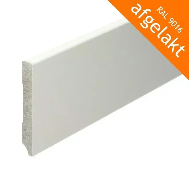 Real white lacquered Plinth  9016