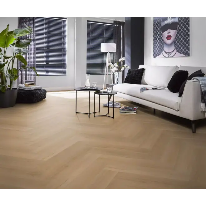 Ambiant Spigato Vivero Visgraat SRC Klik Warm Oak