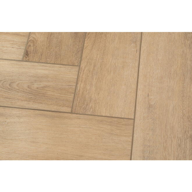 FLOER Herringbone Click PVC Vecht Greyed