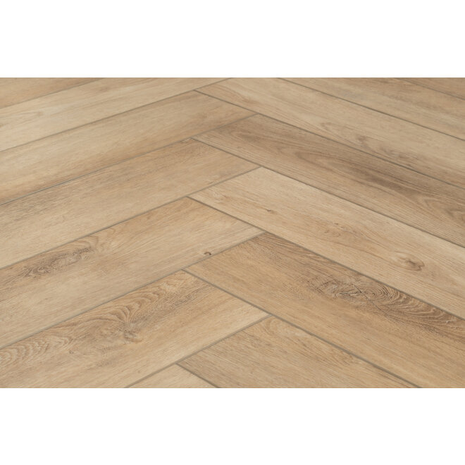 FLOER Herringbone Click PVC Vecht Greyed