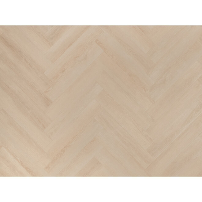 FLOER Herringbone Dryback PVC Crème Oak