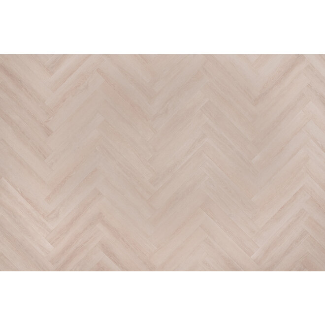 FLOER Herringbone Dryback PVC Matte White Oak