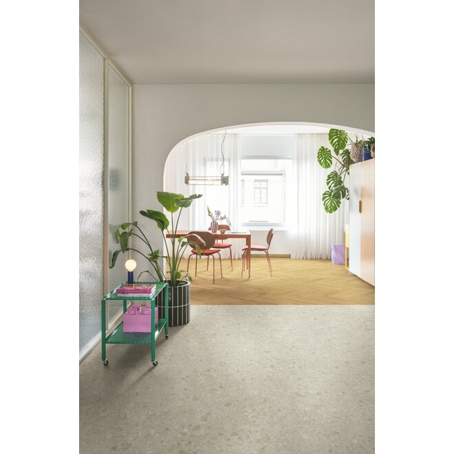 Quickstep Blush Vinyl Flex Tegel Dryback PVC Stronk Warm Grijs