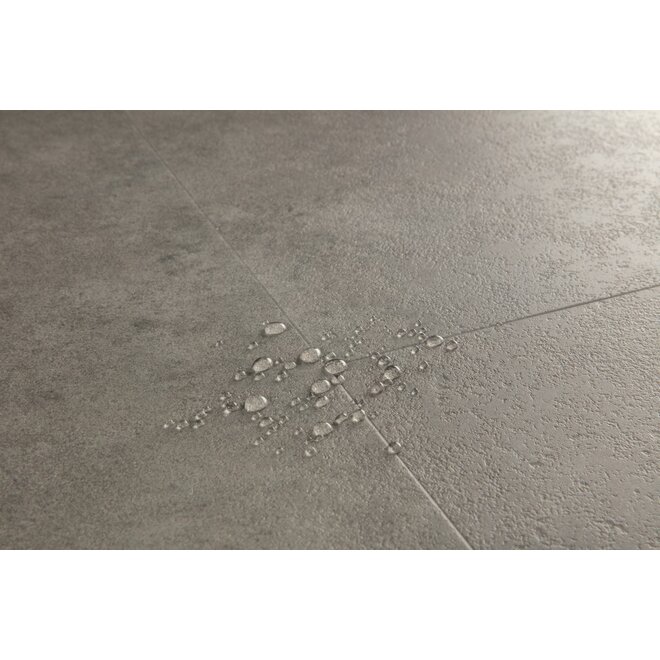 Quickstep Blush Vinyl Flex Tile Dryback PVC Concrete Anthracite