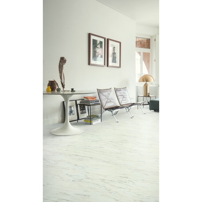 Quickstep Blush Vinyl Flex Tegel Dryback PVC Marmer Wit