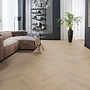 Floorlife YUP Sutton Warm Beige Herringbone Dryback