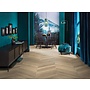 Floorlife YUP Chevron Hungarian Point Dryback PVC Beige