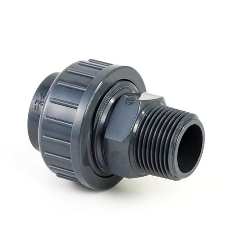 3-teilige Kupplung 1'' x 32mm für Saug- und Druckleitung Spülpumpe