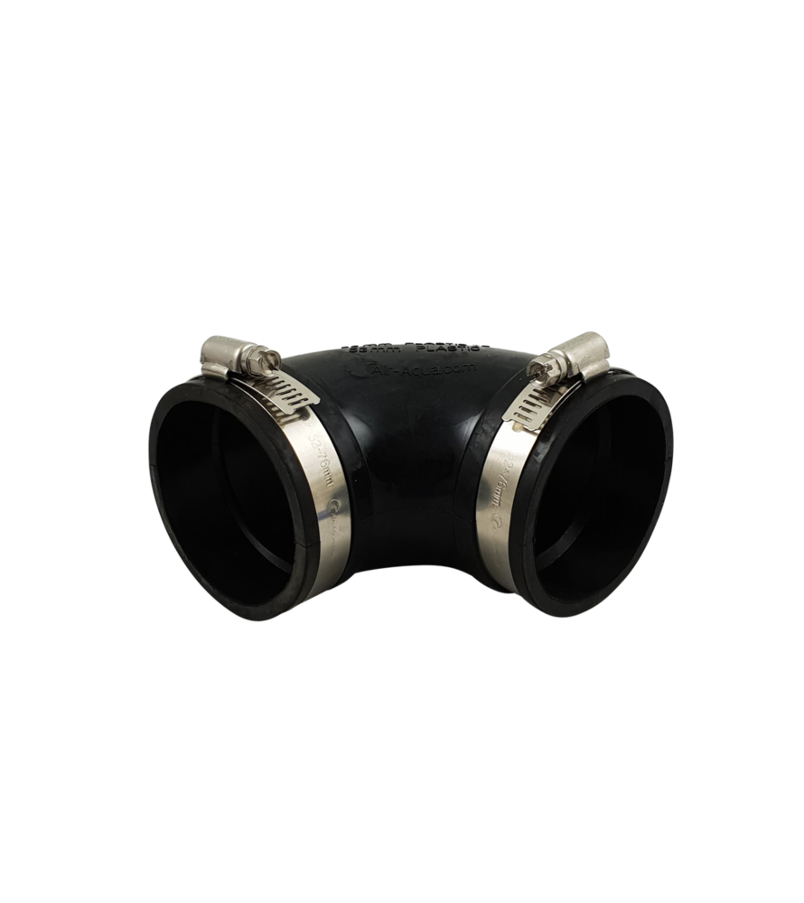 Flexibler Gummibogen (45°) 63mm Flexibler Gummibogen (45°) 63mm