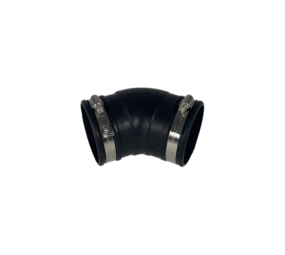 Flexible rubber bend (45°) 75mm Flexible rubber bend (45°) 75mm