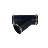 Flexible rubber Y-piece 75mm Flexible rubber Y-piece 75mm