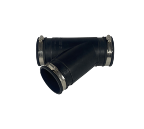 Flexibles Y-Stück aus Gummi 75mm