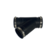 Flexible rubber Y-piece 75mm Flexible rubber Y-piece 75mm