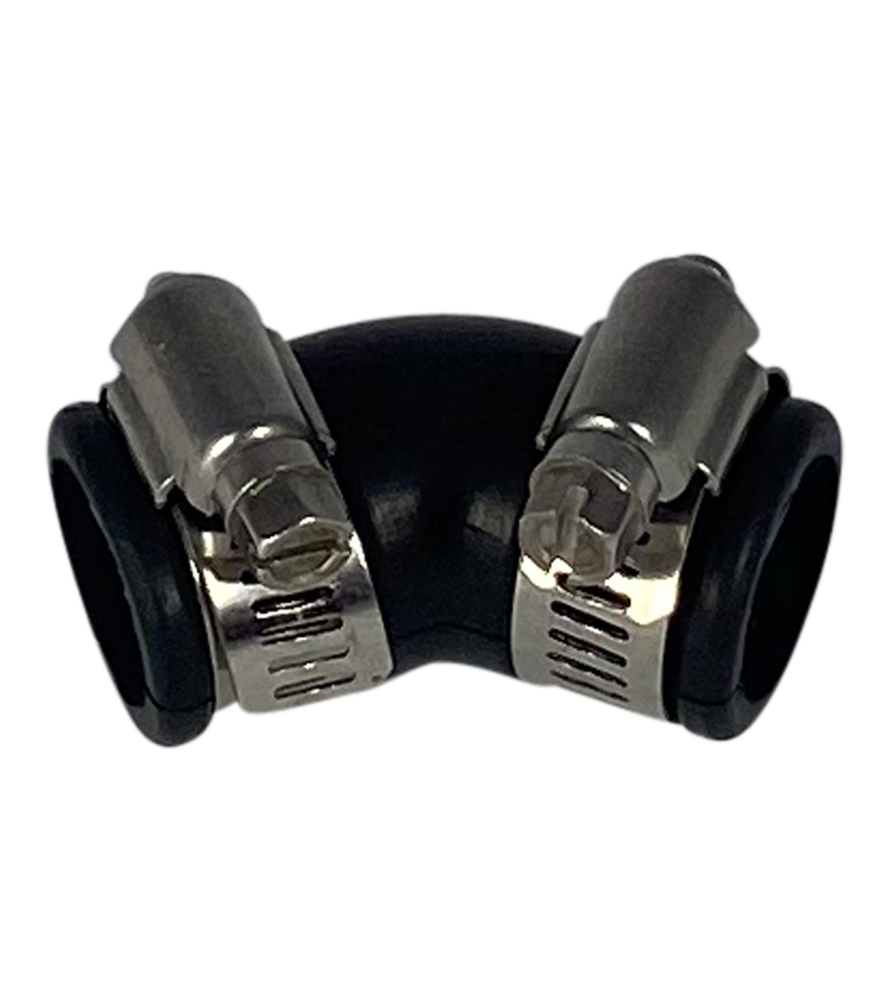 Flexibler Gummibogen (45°) 20mm