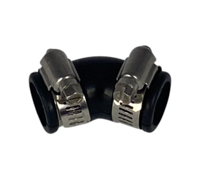 Flexibele rubber bocht (45°) 20mm Flexibele rubber bocht (45°) 20mm