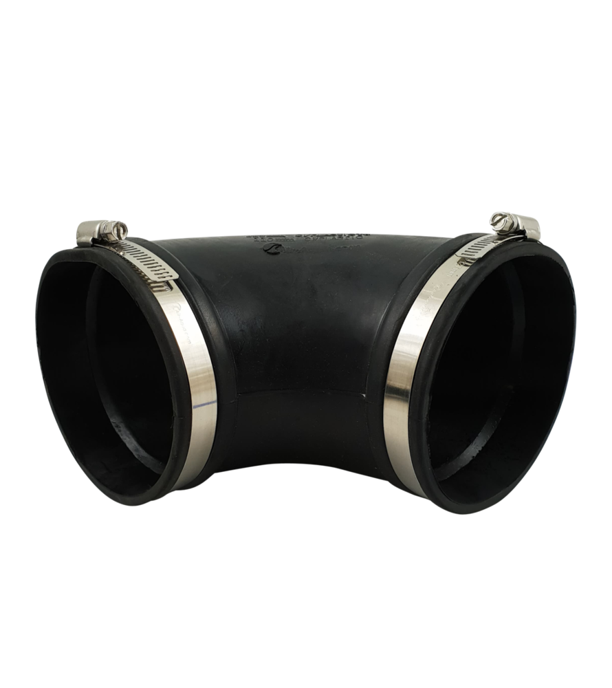 Flexible rubber bend (90°) 110mm Flexible rubber bend (90°) 110mm