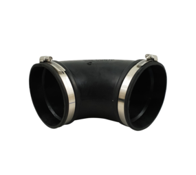 Flexible rubber bend (90°) 110mm