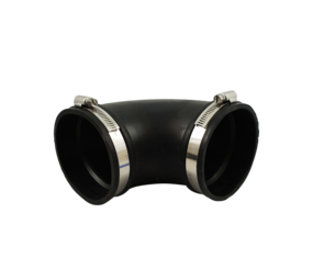 Flexible rubber bend (90°) 90mm