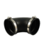 Flexible rubber bend (90°) 90mm