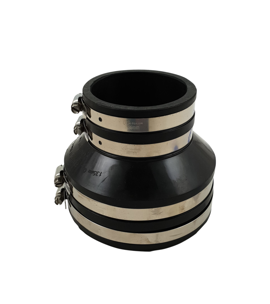 Flexibele rubber verloopsok/mof 135x90mm Flexibele rubber verloopsok/mof 135x90mm