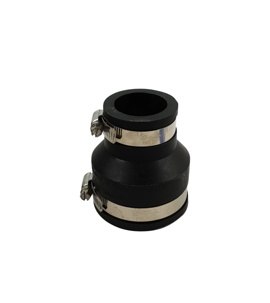 Flexibler Gummiadapter Buchse/Buchse 63x40mm Flexibler Gummiadapter Buchse/Buchse 63x40mm